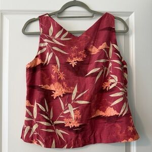 Tommy Bahama 100% Silk Top
